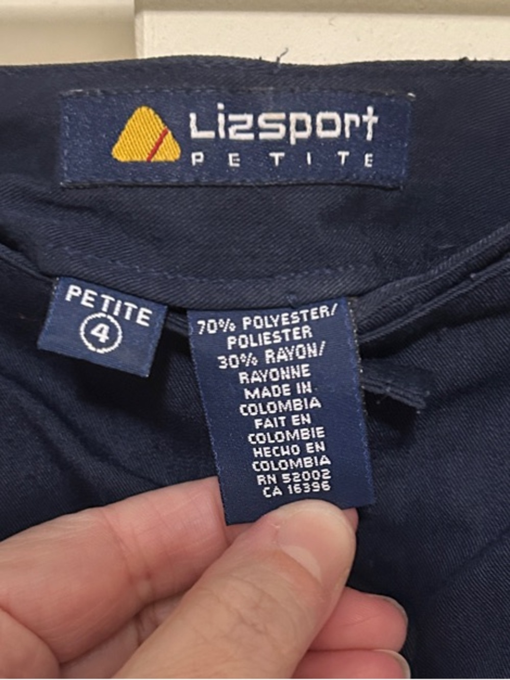Vintage Skort by Lizsport in Navy blue - Picture 3 of 5